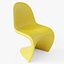 Panton Chair Yellow - PBR Plastic Chair