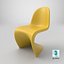 Panton Chair Yellow - PBR Plastic Chair