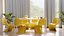 Panton Chair Yellow - PBR Plastic Chair