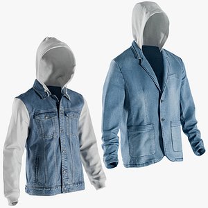 3D jean jacket