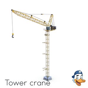 tower crane 3D model