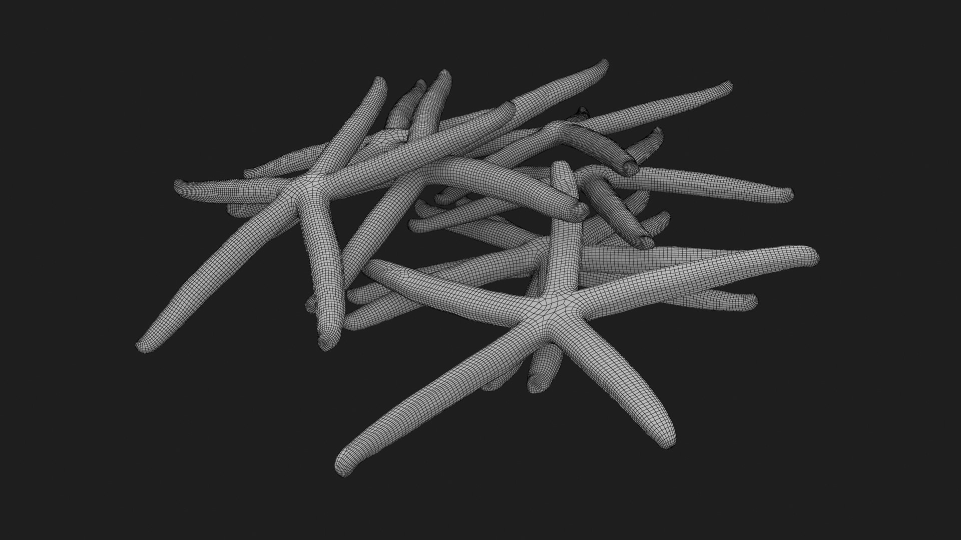 Dyed Finger Starfish 3D - TurboSquid 2295653