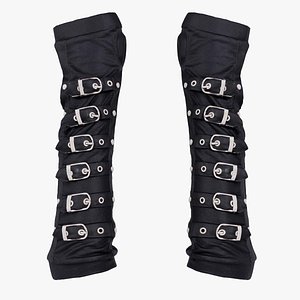 Multi Buckle Glove Remastered 3D model