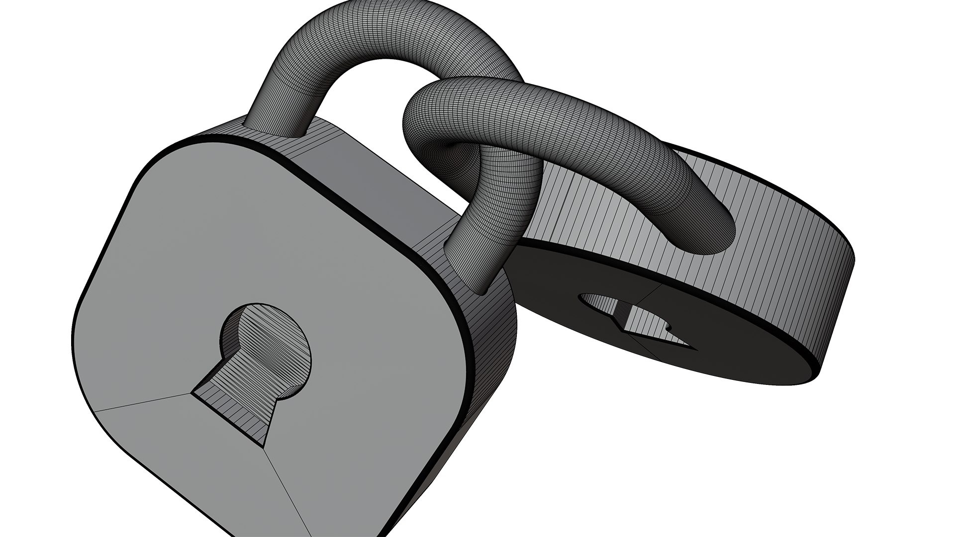 Lock Icon 3D Model - TurboSquid 2283135