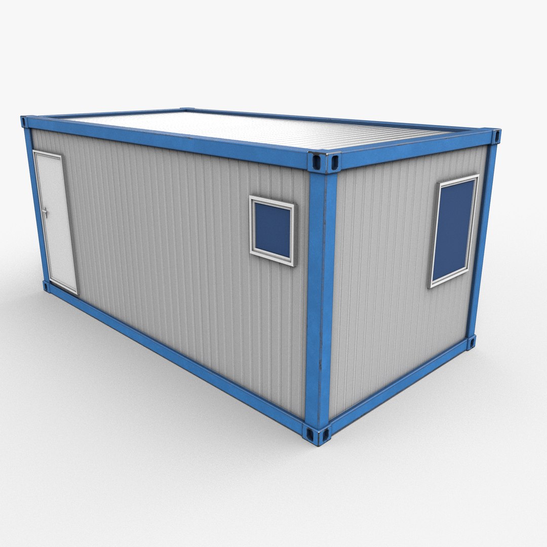 Ready office container 3D model - TurboSquid 1558365