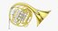 french horn 3D