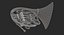 french horn 3D