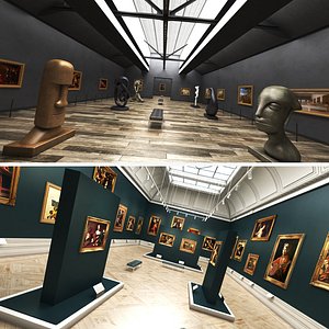 3D Art Gallery Collection 1