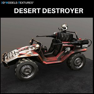 desert destroyer 3D model