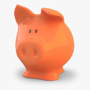 3d piggy bank model