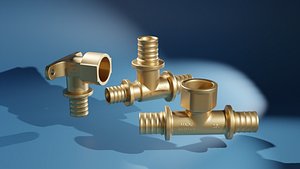 3D fittings axial pex