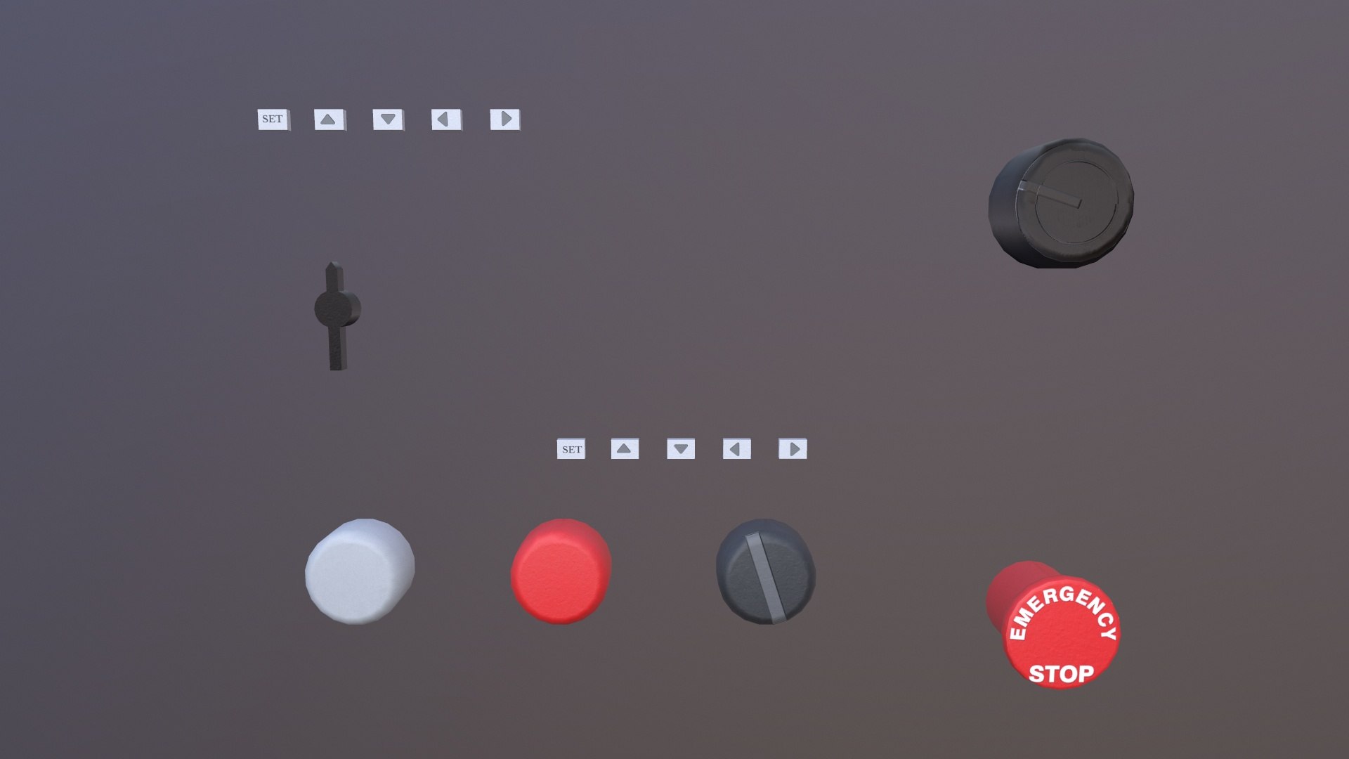 3D Model Panel Button - TurboSquid 2290344