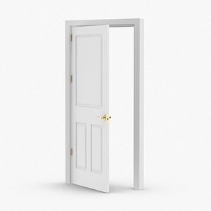 3D interior-doors---door-3-wide-open model