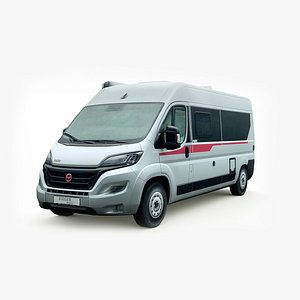 Fiat Ducato Pilote Motorhome camper 3D model