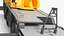 Liebherr-Mobilkran mit Hebevorrichtung für Betonbarrieren