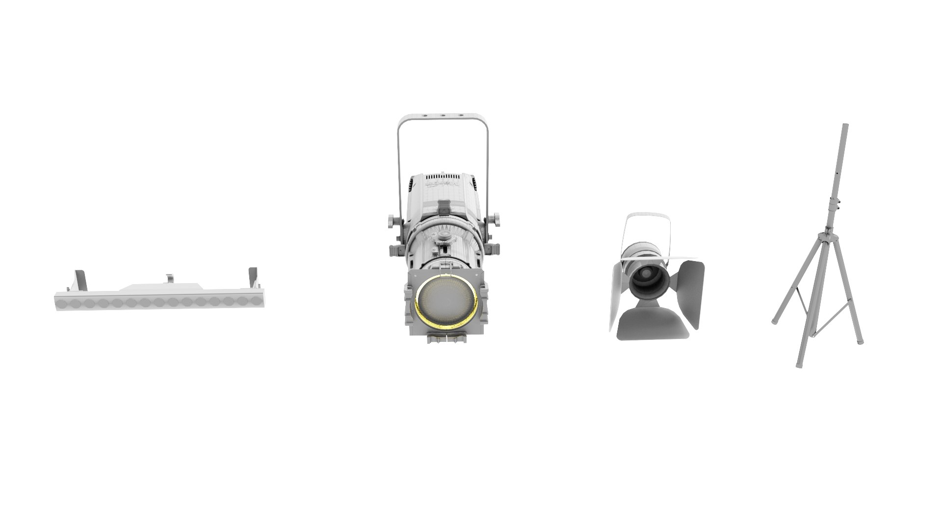 10 Models Stage Studio Lighting Collection 3D Model - TurboSquid 2147995