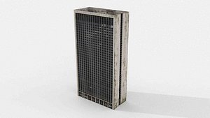 3D International Style Office Tower