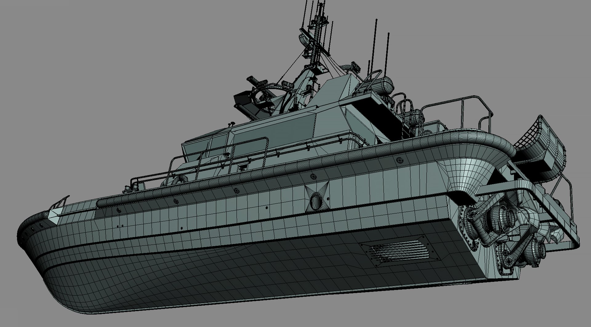 Collection Small Service Vessel 3D model https://p.turbosquid.com/ts-thumb/iO/6vCg1F/Av/patrol_boat_mesh_04/jpg/1708703891/1920x1080/fit_q87/ef499b51dde012c8273022eb8af165f523a44662/patrol_boat_mesh_04.jpg