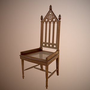 chair antique 3D model