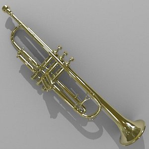 trumpet 3d model