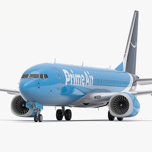 Boeing 737-800 MAX Prime Air Amazon 3D model