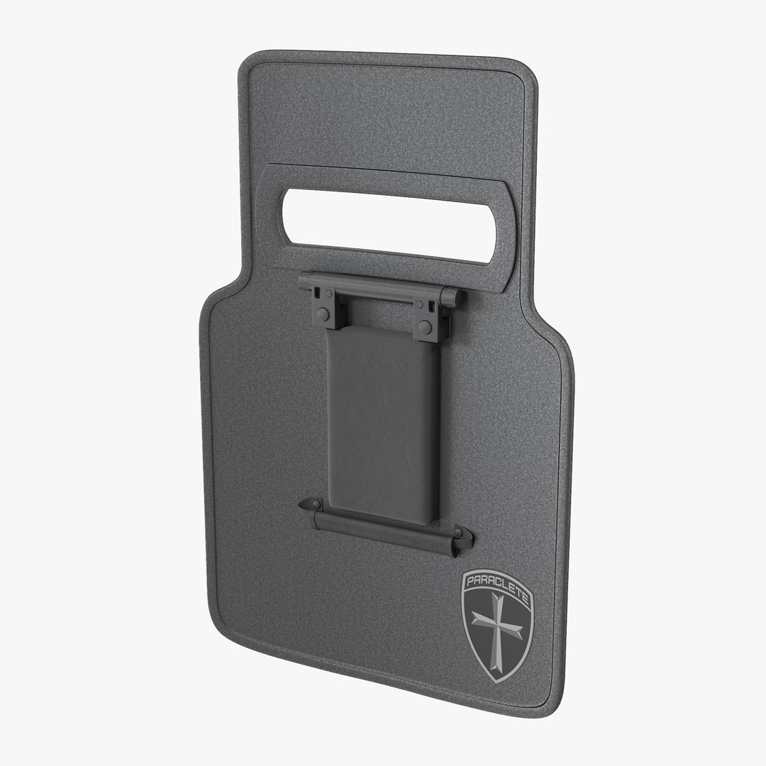 Police Ballistic Shield 3D Model 3D model preview