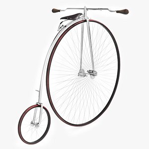 Penny Farthing Bicycle Rigged