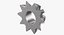 pinion bevel gear 06 3D model