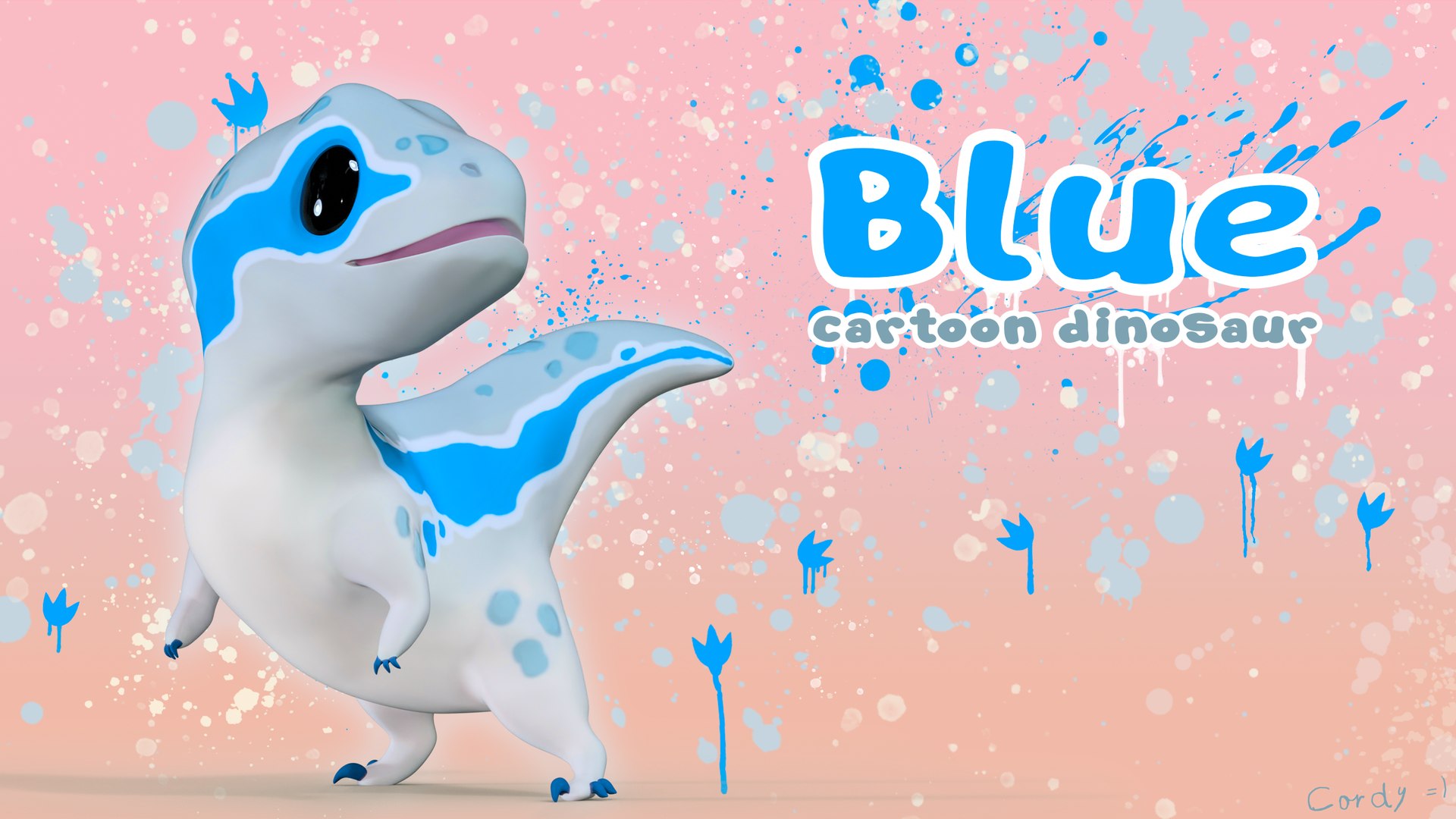 Cartoon Dinosaur Blue Rigged PBR 3D model https://p.turbosquid.com/ts-thumb/iO/SAz4Un/NL/poster/png/1704118760/1920x1080/fit_q87/1513bc38b6652bdeca3524d5a94868c45f6bd172/poster.jpg