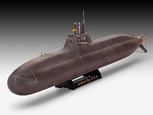 type 212 submarine 3D model