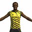 3d usain bolt