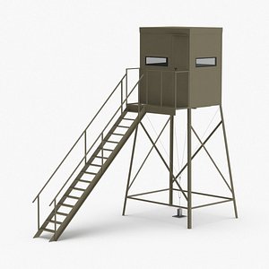 3D model deer-blind