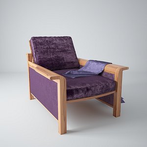 3d dwg 60s chair