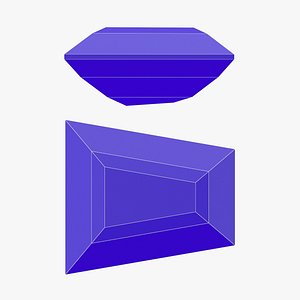 Keystone Gemstone - Printable 3D model