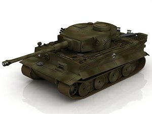 Tiger German Military Tank model