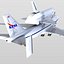 Portaaviones de la NASA con aviones Boeing 747