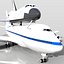 Portaaviones de la NASA con aviones Boeing 747