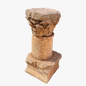 3d model historic column printing