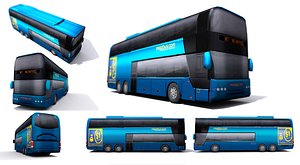 - polygonal modelled 3d model