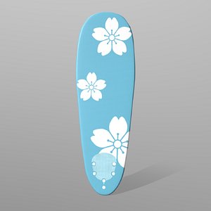 Surfboard Longboard Softboard 3D model