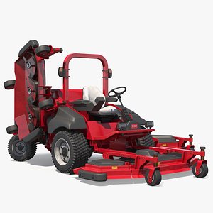 3D Toro Groundsmaster 5900 Rotary Mower Rigged