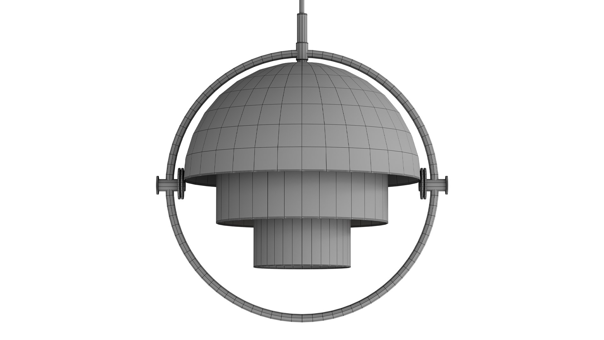 Multi-Lite Ceiling Lamp Small 3D Model - TurboSquid 2380003