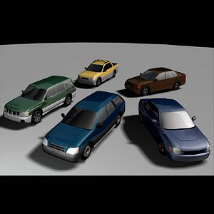 3d subaru lightwave car