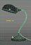 Vintage gooseneck lamp
