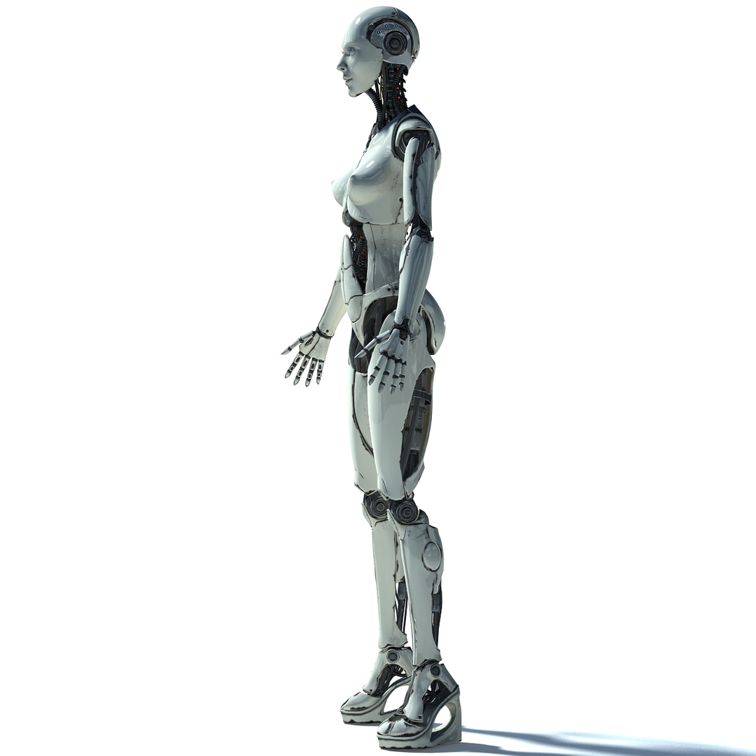 3d Max Female Cyborg Elettra