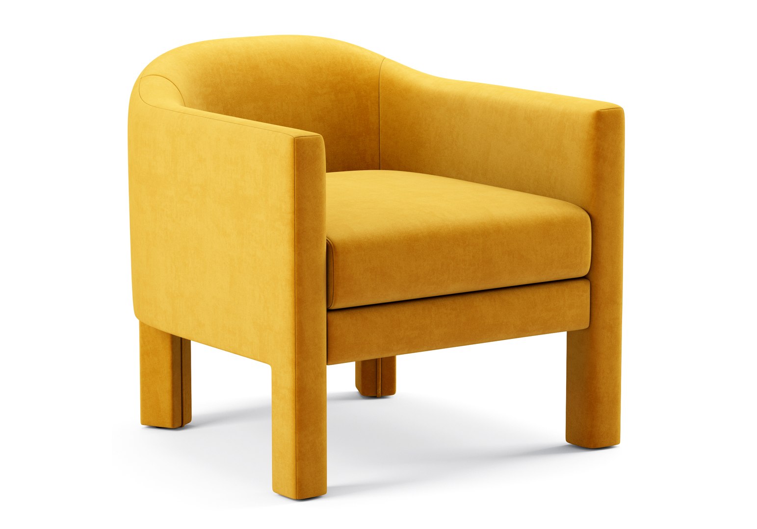 3D Isabella Chair westelm TurboSquid 1960286