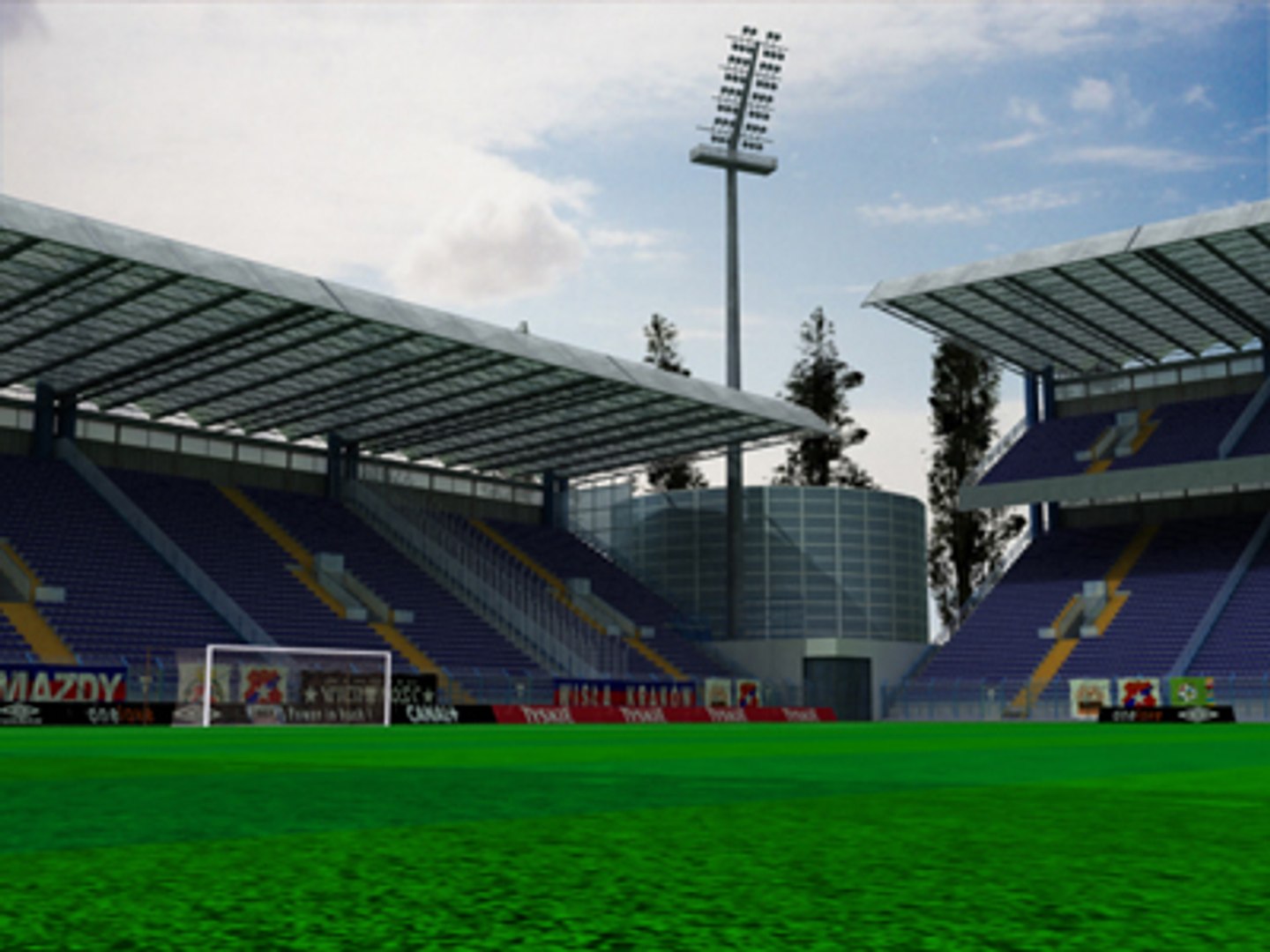 3d model football stadium