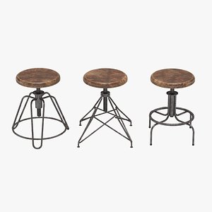 3D Loft stools