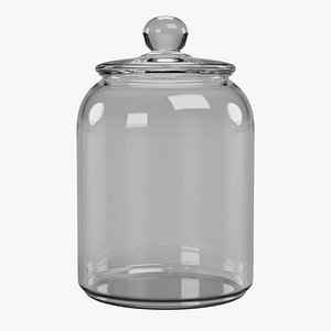 3D 16 oz Wide Mouth Plastic Jars Collection Without Caps - 2 models model -  TurboSquid 1858794