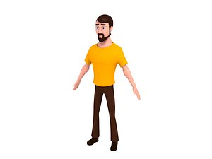 Cartoon Man character